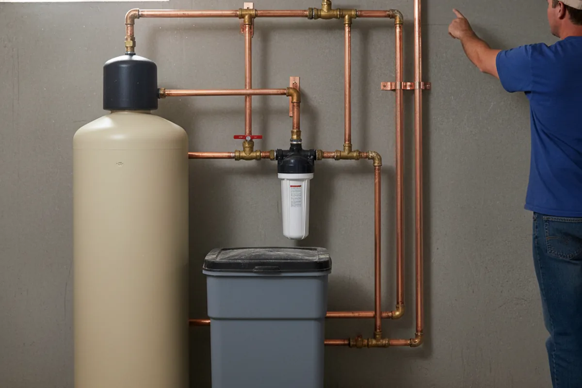 Whole-house water treatment system installed in Bostwick